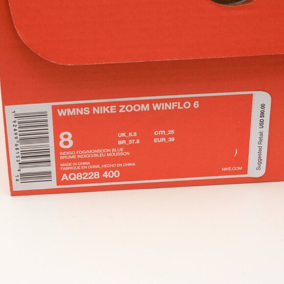 Nike Women's Zoom Winflo 6 US Size 8 - Picture 10 of 10